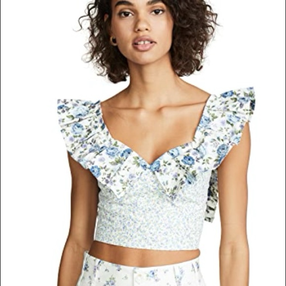 PETERSYN SYBIL FLORAL TOP
